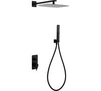 Imex GPT064 GPT064 Ensemble de douche encastré monocommande Toscane 25 x 40 cm Extra plat Anti-calcaire Système 2 voies Robinetterie Laiton