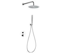 IMEX GTN047 NÁPOLES Conjunto Ducha Telescópico Empotrado Cromo