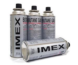 IMEX MSF-1a Lot de 16 cartouches de gaz butane de qualité supérieure pour réchaud de camping et plus encore 227 g