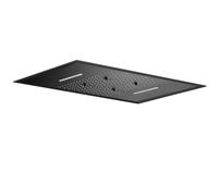 IMEX RDG590-P/NG Rociador Empotrado Rectangular 3 Vías con Premarco Negro Mate