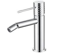 IMEX - Robinet Bidet | Robinet mitigeur Bide | Robinet de bidet avec mélangeur d'eau chaude et froide | Robinetterie Bidet | Installation facile | Série Gênes | Couleur chromée