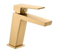 IMEX - Robinet de lavabo mitigeur de salle de bain pour eau froide/chaude série ART Or brossé - BDAR025-1OC