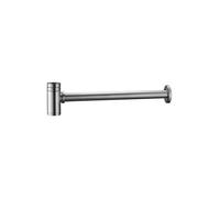 IMEX SCL002/NQ - Siphon pour lavabo ou bidet, kit de vidange - Piège avec ouverture de nettoyage + instructions d'installation - Siphon design, siphon de tuyau en nickel brossé