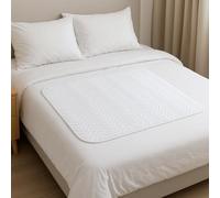 IMFAA Alèses de lit réutilisables pour incontinence - Alèses imperméables lavables pour adultes, enfants et animaux domestiques | Protection de lit ultra absorbante, douce et étanche (blanc, fauteuil