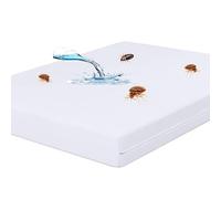 IMFAA Housse de matelas entièrement zippée anti-insectes, hypoallergénique et entièrement imperméable avec fermeture éclair pour lit simple (90 x 190 + 40 cm)