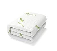 IMFAA Protège-matelas imperméable en bambou extra profond de 40 cm de profondeur, respirant, anti-allergie, non bruyant, anti-insectes, lit simple 40 cm