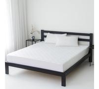 IMFAA Protège-matelas matelassé très profond et hypoallergénique - Sur-matelas extensible jusqu'à 30 cm de profondeur - Super king (182 x 200 + 30 cm)