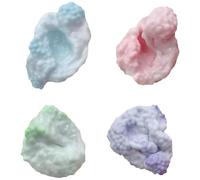 imFreienawn Boules de Squish, 4pcs Balle de Stress sous Vide formeable, Boule Stress Raisin Flexible Doux, Jouets Secours pour Adultes, Vide pour Enfants