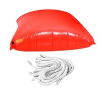 imFreienawn Oreillers de piscine pour fermeture d'hiver de 1,5 x 2,5 m, résistants au froid, avec 2 cordes de 10 m, housse en PVC pour hors sol