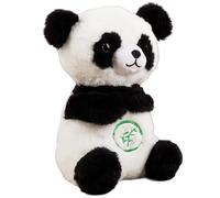 imFreienawn Panda en Peluche réaliste 5, 9x12.6 Pouces Lumitation et Respiration en Peluche de berce