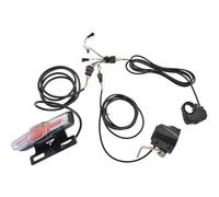 imFreienawn Phare avant de vélo électrique économe en énergie avec connexion filaire à 2 broches, phare avant résistant aux intempéries pour vélo de nuit