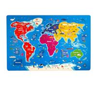 imFreienawn Puzzles pour Enfants, 45pcs USA Carte Puzzles en Bois magnétique pour Les Enfants de 4 à 6 Ans, Vert