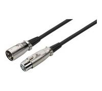 Img stage line mec-190/sw xlr-kabel dmx/mikrofonkabel 2m schwarz