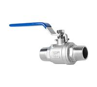 IMGASDCSD Adaptateur pour réservoir d'eau à Valve Connecteur Adaptateur de Robinet à tournant sphérique en Acier Inoxydable 304, Filetage mâle Femelle(Malemale Thread,1/4")