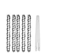 IMGASDCSD Chaîne de tronçonneuse, maillons d'entraînement, r Mini chaîne de tronçonneuse électrique de 8 Pouces, Pas de 1/4", 0,043", 45DL, Semi-ciselé, Paquet de 2(8inch Set 3)