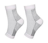 IMGASDCSD Chaussettes antidérapantes, Chaussettes de Pilates Ankle Support Compression Socks Copper Infused for Sports Multiple Sizes 2 Pcs(1pair-style2,S/M)