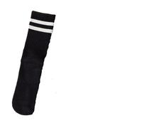 IMGASDCSD Chaussettes antidérapantes, Chaussettes de Pilates Women's Mid-Calf Yoga Socks Non-Slip Silicone Cotton Multicolor 36-40(Black)