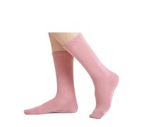 IMGASDCSD Chaussettes antidérapantes, Chaussettes de Pilates Women's Polyester Spandex Mid Tube Yoga Socks Multicolor(Color 10)