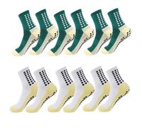 IMGASDCSD Chaussettes antidérapantes, Chaussettes de Pilates Yoga Socks with Silicone Grip 1 Pair Or 6 Pairs for Men Women Size 38-45 Multicolor(Color-03)