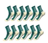 IMGASDCSD Chaussettes antidérapantes, Chaussettes de Pilates Yoga Socks with Silicone Grip 1 Pair Or 6 Pairs for Men Women Size 38-45 Multicolor(Color-14)