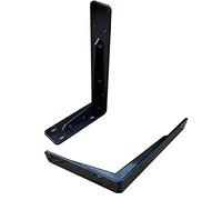 IMGASDCSD Le soutènement Lot de 2 Supports d'étagère triangulaires à Angle Droit for étagère Murale(20x10cm/7.87x3.93in)