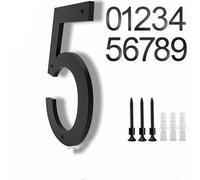 IMGASDCSD Numéros de boîte aux lettres 3D, grand numéro de maison de 30 cm, panneau flottant pour l'extérieur, panneau moderne de bâtiment, adresse, numéros de porte de rue (30 cm n° 6)