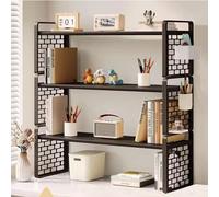 IMGASDCSD rayonnagesBibliothèque de Bureau Petite unité d’ét Étagère de Rangement en métal à 2 ou 3 Niveaux, Multicolore, Plusieurs Tailles, for Le Bureau et la Maison(A,40 * 20 * 54cm)