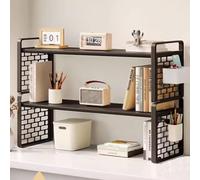 IMGASDCSD rayonnagesBibliothèque de Bureau Petite unité d’ét Étagère de Rangement en métal à 2 ou 3 Niveaux, Multicolore, Plusieurs Tailles, for Le Bureau et la Maison(A,40 * 20 * 36cm)