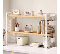 IMGASDCSD rayonnagesBibliothèque de Bureau Petite unité d’ét Étagère de Rangement en métal à 2 ou 3 Niveaux, Multicolore, Plusieurs Tailles, for Le Bureau et la Maison(B,50 * 20 * 36cm)