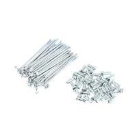 IMGASDCSD Rayons universels pour vélo, Assortiment de Rayons et d'écrous vélo en Acier au Carbone galvanisé 12G, 36 pièces, 67-247mm(36pcs-67mm)