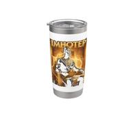 Imhotep Genuis Égypte ancienne kémétique africaine Gobelet isotherme en acier inoxydable double paroi