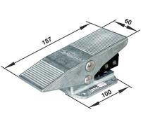 IMI NORGREN Vanne pneumatique à commande mécanique X3048202 Matériau du boîtier aluminium 1 pc(s)