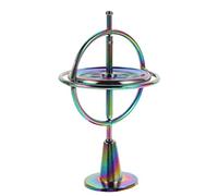 IMIKEYA 1 Ensemble à Unicycle Gyroscope Gyroscope pour Les Enfants Gyroscope créatif de Gyroscope d'équilibre Jouets gyroscopiques Gyroscope Anti-Pression Alliage