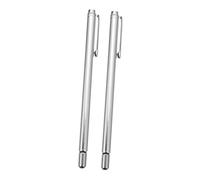 IMIKEYA 1 ensemble Baguettes de Divination Rétractables Acier Inoxydable pour Détection Eau et Objets Perdus avec Boîte de Rangement