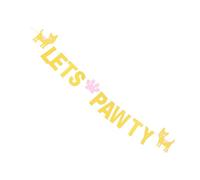 IMIKEYA 1 Ensemble Bannière de Décoration Anniversaire pour Chien Style Hawaïen pour Fête Anniversaire de Votre Animal de Compagnie