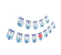 IMIKEYA 1 Ensemble Bannière Décorative pour Pères de Drapeaux Suspendus Imprimé Décoration pour Familiale