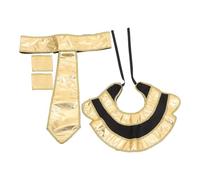IMIKEYA 1 Ensemble Costume Égyptien Complet Ceinture et Bracelets pour Déguisement Royal Accessoires de Cosplay pour Événements Thématiques et Halloween