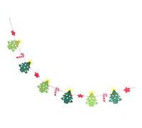IMIKEYA 1 Ensemble Drapeau de Noël porte d'entrée Décorations de Noël faire la fête décoration de noël à suspendre grand ornement de bannière décoration de bannière tissu non tissé