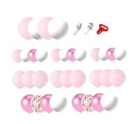 IMIKEYA 1 Ensemble Guirlande de Ballons Roses Kit Arc Décoratif pour Anniversaires Mariages Événements Festifs