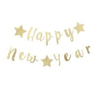 IMIKEYA 1 ensemble Guirlande Suspendue Joyeuse Année Décorations de Fête pour An Fournitures de Fête Colorées avec et Message Joyeux An
