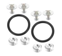 IMIKEYA 1 ensemble Kit de Fixation Rapide pour Bumper Automobile avec Rondelles Renforcées Installation Facile pour Coffre et Capots Arrière et Compatible avec Divers Modèles de Voitures
