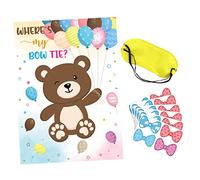 IMIKEYA 1 Ensemble Kit de Jeu Gender Reveal pour Shower Carte de Prédiction de Genre Affiche Animation de Prénatale Décoration Colorée Interactive pour Annonce