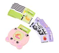 IMIKEYA 1 Ensemble Machine D’Apprentissage pour L’éducation Préscolaire Jouets pour Enfants Apprendre des Jouets d'apprentissage De Type Cartes pour Les Enfants PVC Rose