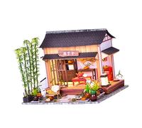 IMIKEYA 1 Ensemble Maison Chinoise DIY de Maison de Jardin à Assembler Éducatif pour Décoration de Bureau et Intérieur pour Fêtes Thématiques