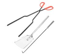 IMIKEYA 1 Ensemble Outil Pelle à Charbon Petit Cendre Acier Outils cheminée Set Outils cheminee Poker de Foyer Outils de feu Pinces de tisonnier de feu Pelle à Charbon de Cuisine Le Fer
