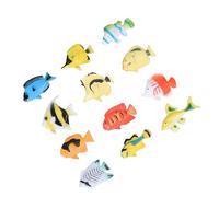 IMIKEYA 1 Ensemble Set de Modèles de Poissons Tropicaux Éducatifs pour Garçon Fille Simulation Organismes pour Décorations de Fêtes et Apprentissage Cognitif