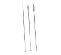 IMIKEYA 1 Jeu Cuillères De Laboratoire Inoxydable Cuillères De Mesure Micro Pour Échantillonnage Résistantes Corrosion Adaptées Chimie Et Aux Expériences Scientifiques 3 Pièces