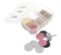 IMIKEYA 1 jeu de disques de ponçage avec embout de ponceuse à ongles en métal - Disque de ponçage remplaçable de 25 mm pour manucure et pédicure, élimination des peaux mortes, grain 80/150/240