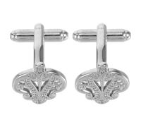 IMIKEYA 1 paire de boutons de manchette couronne en strass : boutons de chemise pour homme, accessoires formels pour mariages et fêtes