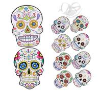 IMIKEYA 1 Pièce Bannière Décorative Papier Décoration de Mexicaine pour Ambiance Festive Halloween